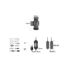 Masturbator masculin vibrator din silicon cu 20 de moduri de vibrație și control USB 67x46 mm ambalaj discret 2