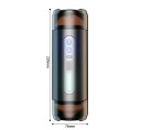 Masturbator reversibil pentru vagin și gură cu interior realist, încălzire până la 42 °C, 22x7,5 cm, ambalaj discret 3