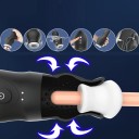 Masturbátor so saním a vibráciami 17,8x7,7 cm s odnímateľnou vložkou, 7 režimov sania, 7 režimov vibrácií, vodeodolnosť, USB nabíjanie, diskrétne 4