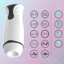 Masturbatore a suzione e vibrazione 22,5 cm con 4 modalità di suzione e 10 modalità di vibrazione con inserto realistico, ricarica USB, confezione discreta 3