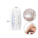 Masturbatore maschile in silicone 9 x 3 cm con interno realistico, confezione discreta 2