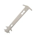 Măsură de uzură a lanțului 14 x 4,8 cm Instrument de măsurare metalic pentru verificarea lanțului de bicicletă 38 g Indicator precis al întinderii 1