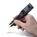 Măsurător LCR digital cu pensetă 2 în 1 și tester ESR cu cleme Kelvin, 100 kHz, display 1,47", USB-C, negru, pentru componente SMD și prin cablu 6