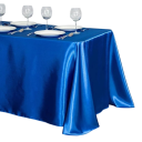 Măsuță de satin uni 145 x 275 cm Măsuță lucioasă și netedă pentru mese lungi Decorațiune festivă pentru nunți și petreceri Culori diverse 7
