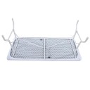 Măsuță elastică pliabilă rectangulară lavabilă 120 x 60 cm Husa strânsă pentru masă pentru petreceri în aer liber, camping, catering, diverse culori 3