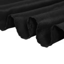 Măsuță rotundă cu diametrul de 152 cm Husă decorativă din satin pentru masă din poliester lavabilă pentru nunți, petreceri, banchete, ușor de întreținut 2