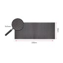 Mata antypoślizgowa 150 × 50 cm z oczkami 5 × 3 mm, materiał siatkowy PVC, czarna, do cięcia, do samochodu, bagażnika, pod dywan i naczynia 2