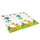 Mata do zabawy dla dzieci 180x120x0,5 cm Miękka pianka EPE do wspinaczki Dwustronna mata dziecięca z motywami zwierzęcymi Bezpieczna przestrzeń do zabawy 2