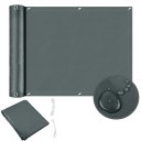 Material de umbrire impermeabil 75 × 600 cm prelată de protecție pentru balcon, terasă și umbrire exterioară 6