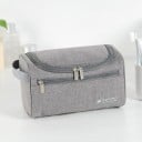 Matkakosmetiikkalaukku sivukahvalla Kosmetiikalle ja hygieniatuotteille Etutasku vetoketjulla Oxford-kangas 25 x 13 x 14 cm 2