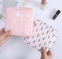 Matkapussukka hygieniatarvikkeille Pussi huoville ja pienelle kosmetiikalle Vetoketjukiinnitys Puuvilla Mitat 13 x 13 x 3 cm 10