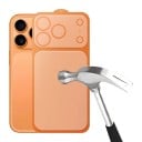Matná hydrogelová ochranná fólie na zadní stranu pro iPhone 17 Pro s ochrannou fólií na objektiv fotoaparátu, 2 ks v balení 3