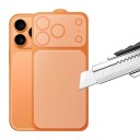 Matná hydrogelová ochranná fólie na zadní stranu pro iPhone 17 včetně ochrany objektivu, sada 2 ks, proti otiskům prstů a škrábancům 2