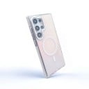 Matný magnetický kryt na Samsung Galaxy A06 S podporou bezdrôtového nabíjania Priehľadné okraje Ochrana fotoaparátu Obal na mobil 8