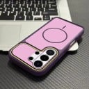 Matt hátlap a Samsung Galaxy S26+ számára mágneses töltési támogatással, védőtok kiemelt kamerakerettel, mindennapi használatra 17
