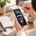 Matt skyddsglas för iPhone 16e Mot fingeravtryck och repor Härdat glas som är stöttåligt För skydd av skärmen 4