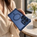 Matt stöttåligt skydd för Samsung Galaxy S26+ med stöd för magnetisk trådlös laddning Förstärkta hörn PC och TPU Fodral för S26 Plus 3
