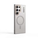 Matte doorzichtige hoes voor Samsung Galaxy S25 met ondersteuning voor draadloos opladen Polycarbonaat PC Beschermhoes voor mobiel 7