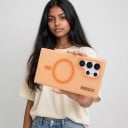 Matte gennemsigtig cover til Samsung Galaxy S26 Ultra med støtte til magnetisk opladning Polykarbonat PC Beskyttelsescover til mobil Til 18