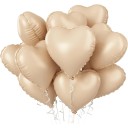 Matte Heart-Shaped Balloons 45.7 cm Decorative Balloon Set 10 pcs Matte Finish Party Balloons for Wedding Decoration, Celebrations and Romantic Decor 9