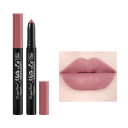 Matte Lipstick in Pencil Lip Contour Pencil Long-Lasting and Waterproof Lipstick 9
