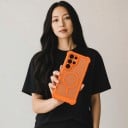 Matte schokbestendige hoes voor Samsung Galaxy S26 Ultra met magnetisch draadloos opladen Versterkte hoeken PC en TPU Hoes voor mobiel 16