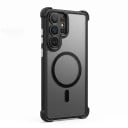 Matte stødsikre cover til Samsung Galaxy S25 med støtte til magnetisk trådløs opladning Forstærkede hjørner PC og TPU Mobilcover S25 17