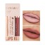 Matter wasserfester Lipliner, langanhaltender Lipgloss, feuchtigkeitsspendender Lipliner und Lipgloss-Set, 2-tlg 12