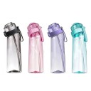 Maustettu vesipullo 650ml urheilullinen infuusiopullo maustetulle vedelle, nesteytyspullo hedelmä- ja yrttisuodattimella, ergonominen 5