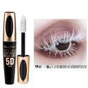 Maxfine 5D Mascara 10 ml Schwarze verlängernde Wimperntusche mit Volumeneffekt Geformte Bürste zum Trennen der Wimpern Kosmetik für lange Wimpern 3