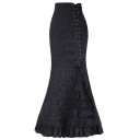 Maxi-rok voor dames met veterdetail 6