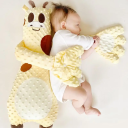 Mazlící žirafa na spaní pro batolata 60 x 23 cm Hračka proti pádu z postele Poklepávací funkce Dálkové ovládání Perleťová bavlna 2