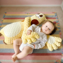 Mazlící žirafa na spaní pro batolata 60 x 23 cm Hračka proti pádu z postele Poklepávací funkce Dálkové ovládání Perleťová bavlna 3