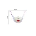 Mechanische halbe Gesichtsmaske mit Lippenstift und Eisenverzierungen Maskerade Cosplay Maske für Karneval Halloween Verschiedene Farben 6