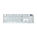 Mechanische Tastatur 37 x 11,7 cm RGB-Hintergrundbeleuchtung Ohne Tasten Anpassbar 4000 mAh Batterie USB 2,4G Gaming-Tastatur 4