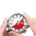Mechanischer visueller Timer, 0–60 Minuten Countdown, Küchentimer zum Kochen, Backen, Unterrichten, für Besprechungen und zur Arbeitsorganisation 4
