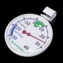 Mechanisches Thermometer für Kühl- und Gefrierschrank Messbereich -40 bis +30 °C Genauigkeit ±1 °C Robustes ABS-Design Keine Batterien Gefrierumgebung 2
