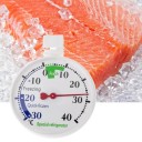 Mechanisches Thermometer für Kühl- und Gefrierschrank Messbereich -40 bis +30 °C Genauigkeit ±1 °C Robustes ABS-Design Keine Batterien Gefrierumgebung 4