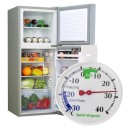 Mechanisches Thermometer für Kühl- und Gefrierschrank Messbereich -40 bis +30 °C Genauigkeit ±1 °C Robustes ABS-Design Keine Batterien Gefrierumgebung 5