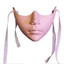 Mechanisk halvmask för ansiktet Maskerad cosplaymask för karneval Halloween Olika färger Kostymrekvisita för vuxna 3