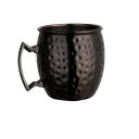 Medený hrnček s tepaným povrchom a uchom 530 ml z medi 8,8 x 10 x 8,8 cm na servírovanie nápojov doma aj pri posedení 3