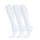 Medias de compresión contra varices Medias de compresión de algodón hasta la rodilla para deporte 3 pares 3