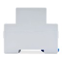 Medidor eléctrico monofásico para riel DIN 79 x 36 x 43 cm medidor digital de consumo de energía KWh 220 V 60 A 50 Hz vatímetro 8