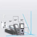 Medidor láser de distancia 50 m con carga USB, precisión y 8 modos de medición 2