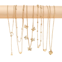 Mega set de joyas 57 pcs Pendientes Collares Pulseras Anillos Combinaciones Set de joyas de moda para mujeres Regalo para mujeres 3