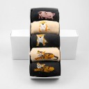 Meias com estampado de animais 1