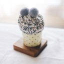 Meias de algodão para senhora com pompons 10