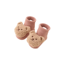 Meias de inverno unisex para crianças Meias quentes de algodão lisas com padrão de ursinho Meias macias e quentes para crianças no inverno 8