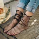 Meias de nylon com padrão 12