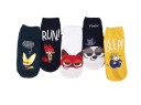 Meias de tornozelo femininas com animais - 5 pares A673 6